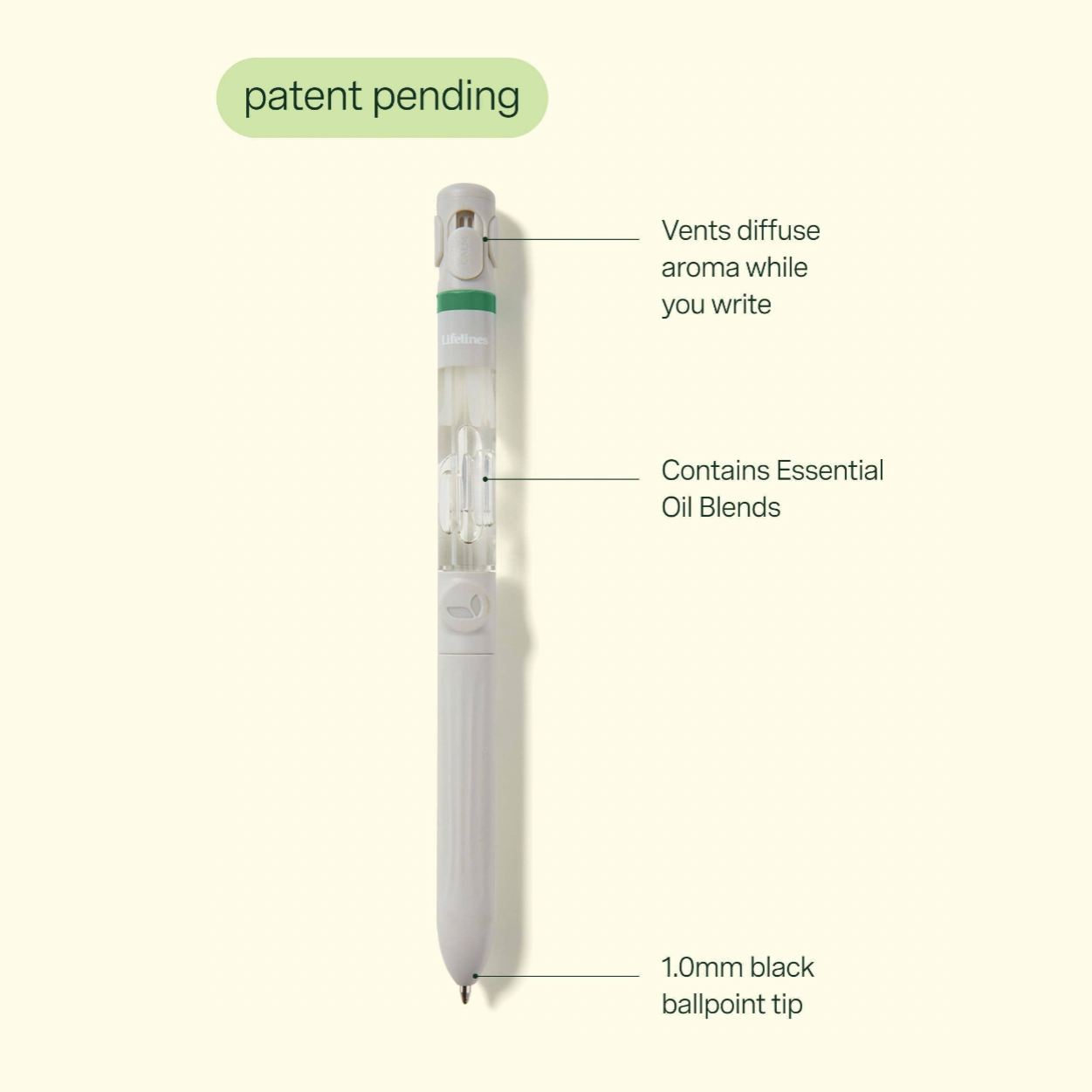 Lifelines Pen Diffuser with  Essential Oil Blends