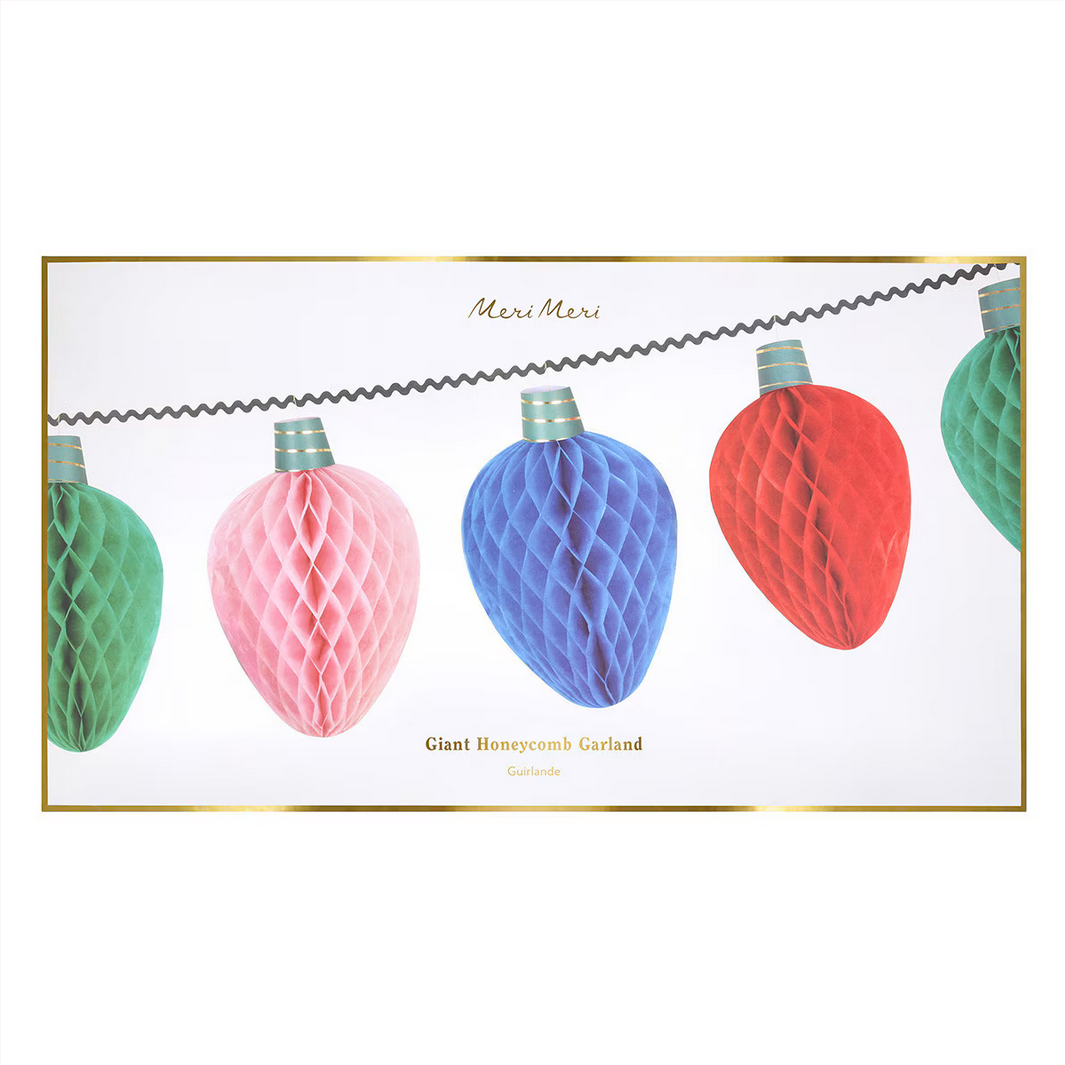 Giant Honeycomb String Light Garland