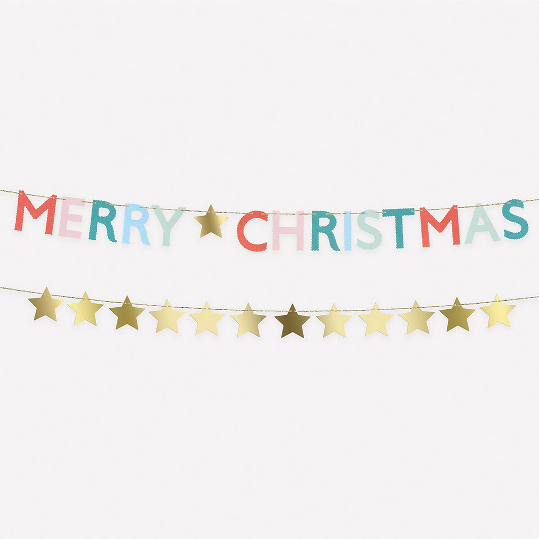 Merry Christmas Mini Matchbox Garland Set