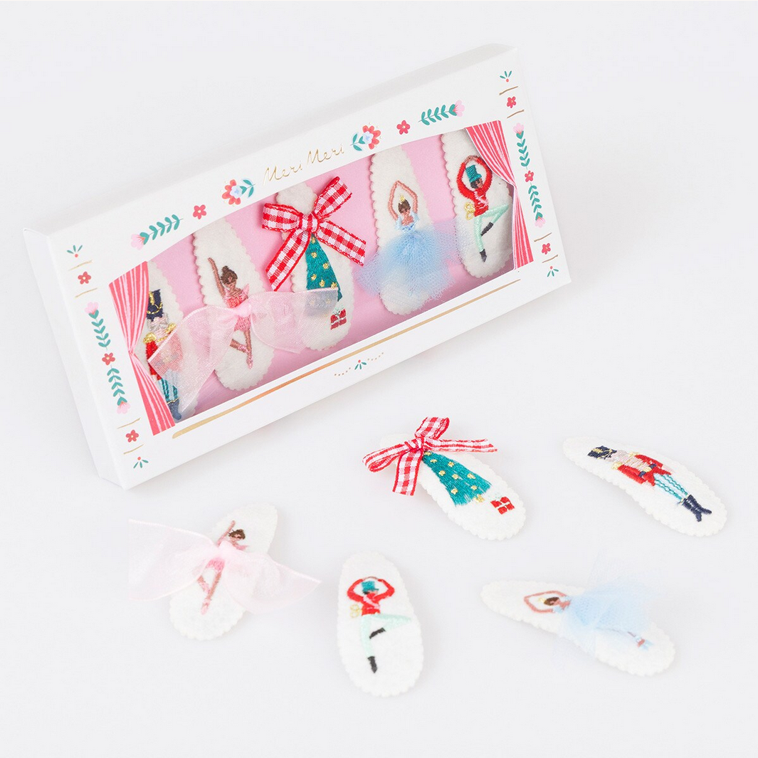 Decorative nail art stickers with ballet-themed designs on a white background
