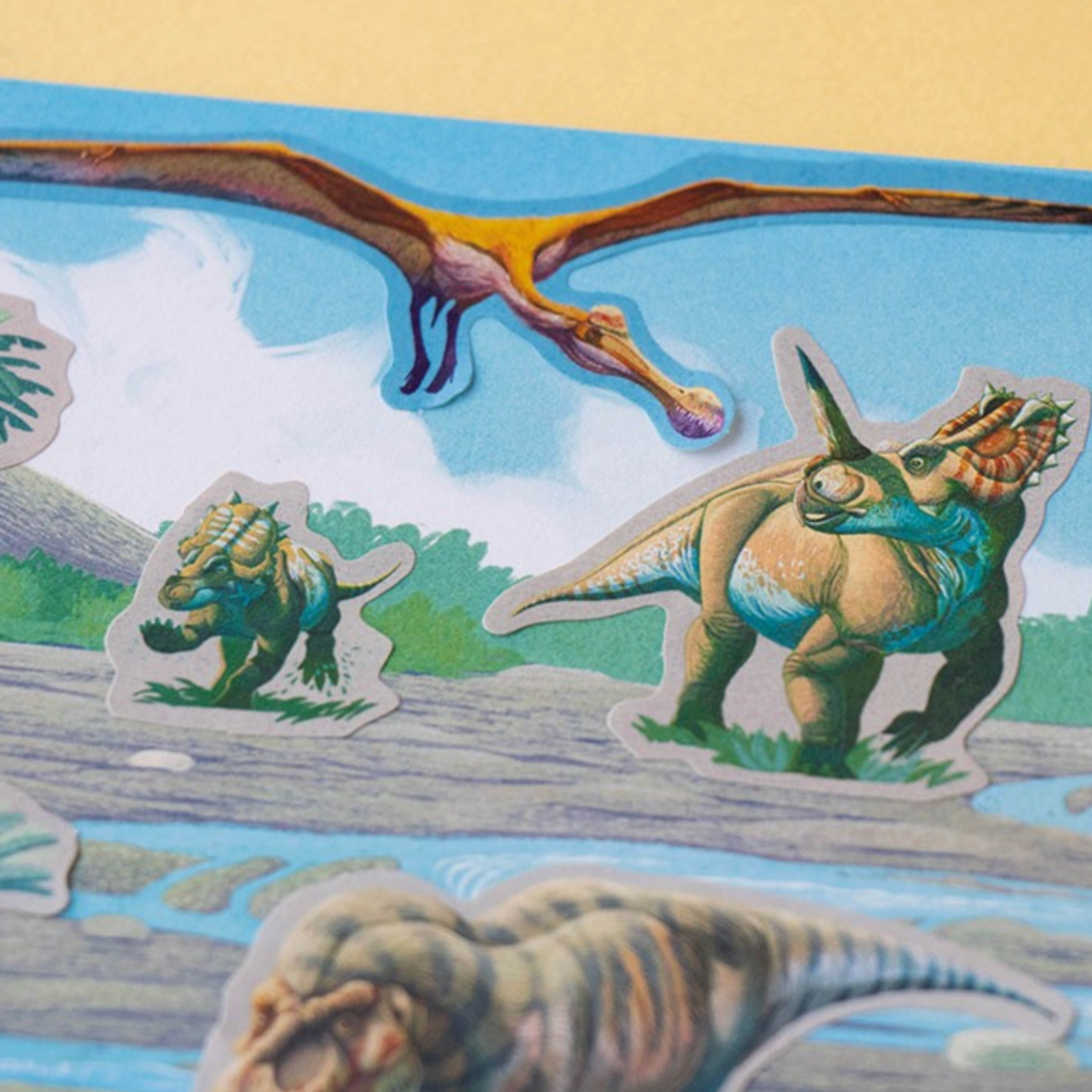 Dinos Stickers (100 removable stickers)