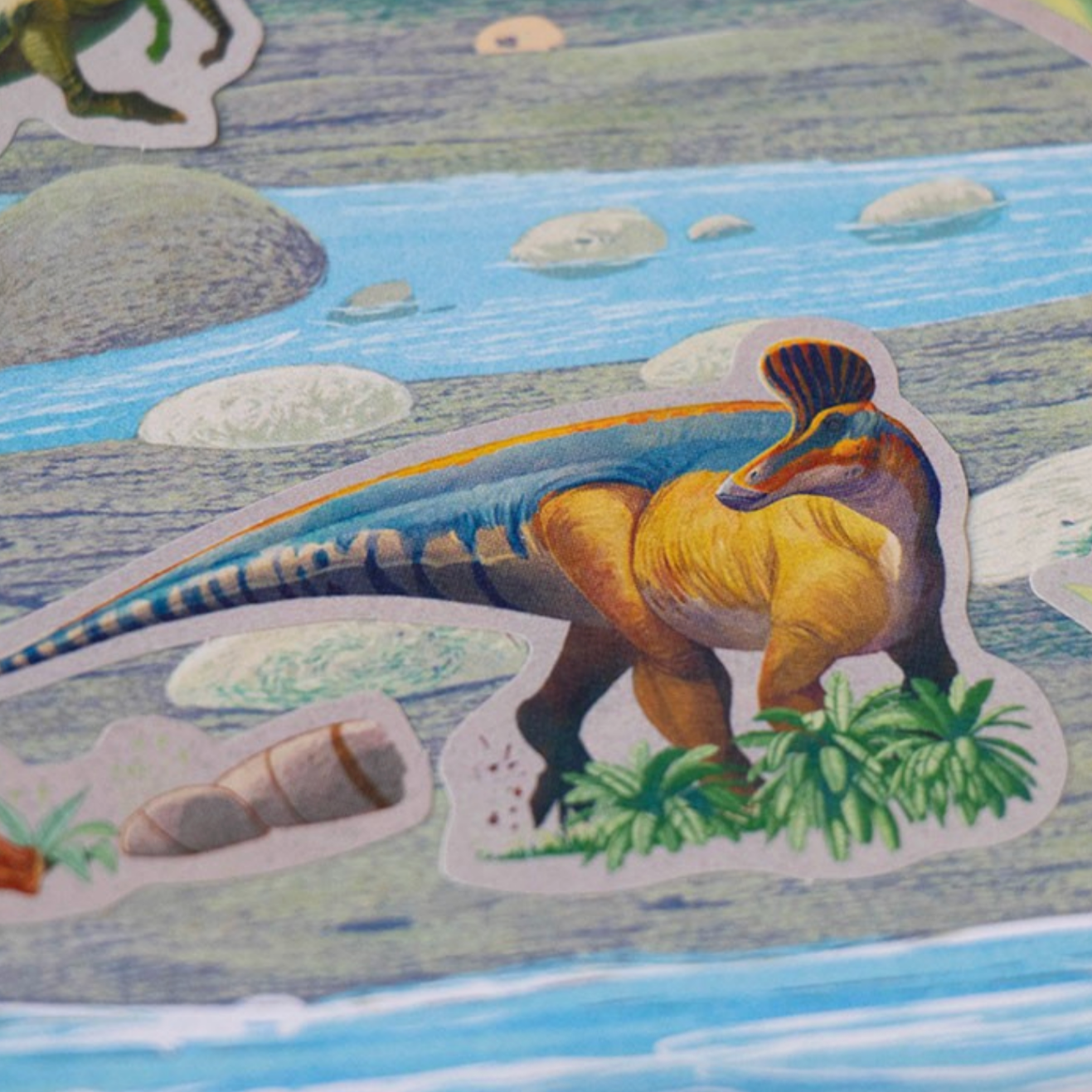 Dinos Stickers (100 removable stickers)