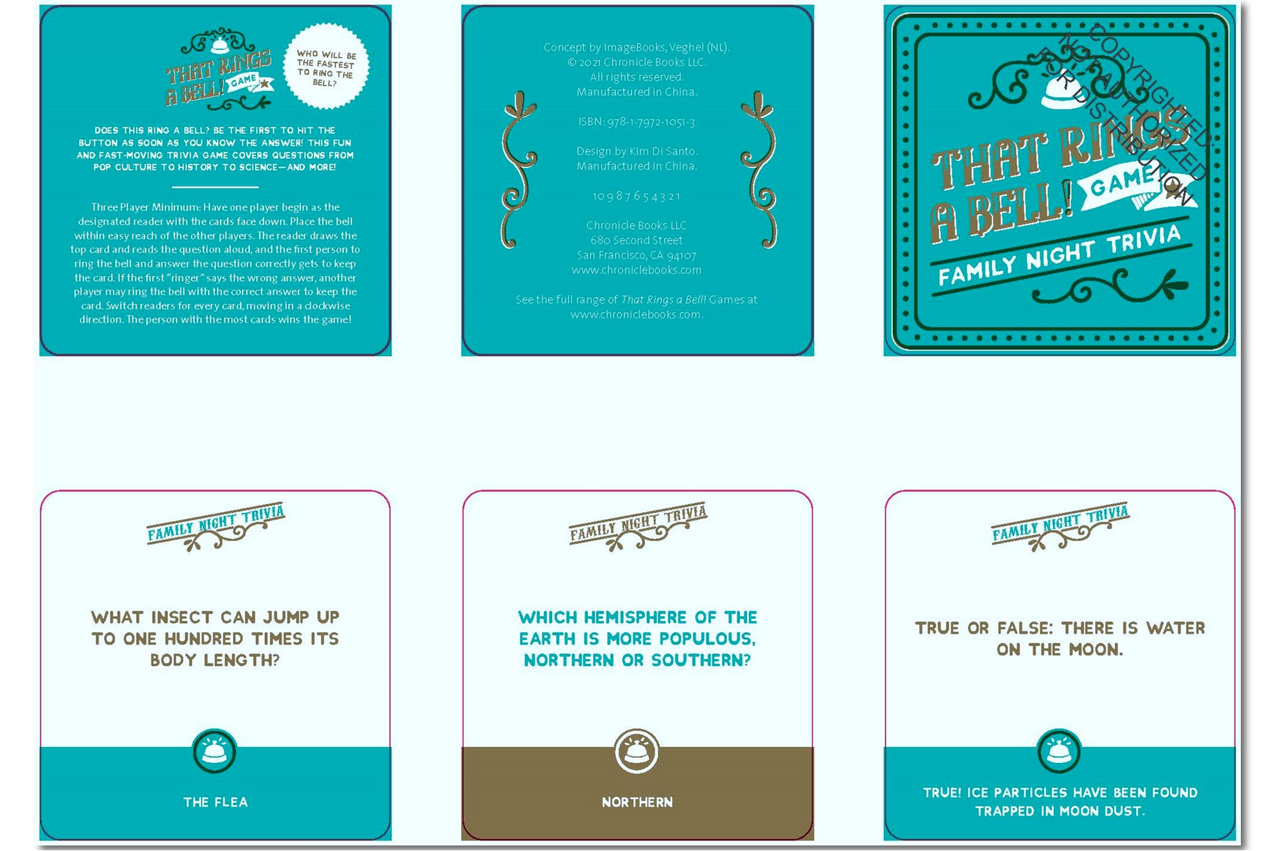 Set of educational cards with text and graphics on a white background