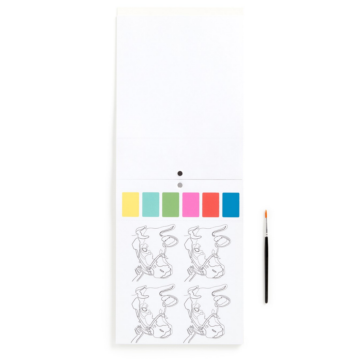 Clear stamp set with cartoon character design on a white background