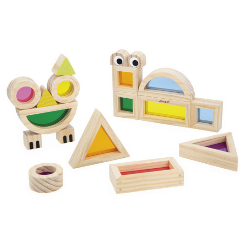 Sensory Translucent Stacking Blocks