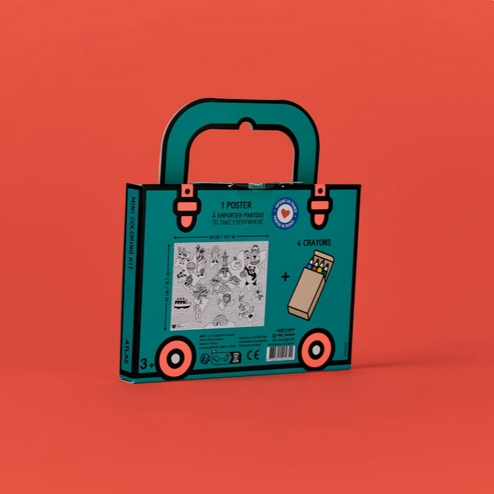 Mini Pocket Coloring Atlas