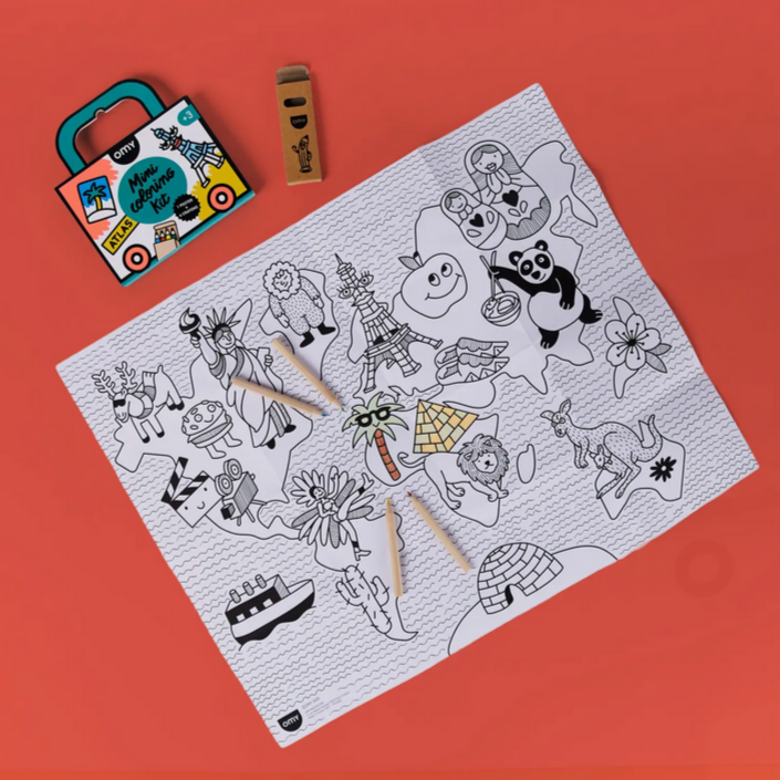 Mini Pocket Coloring Atlas