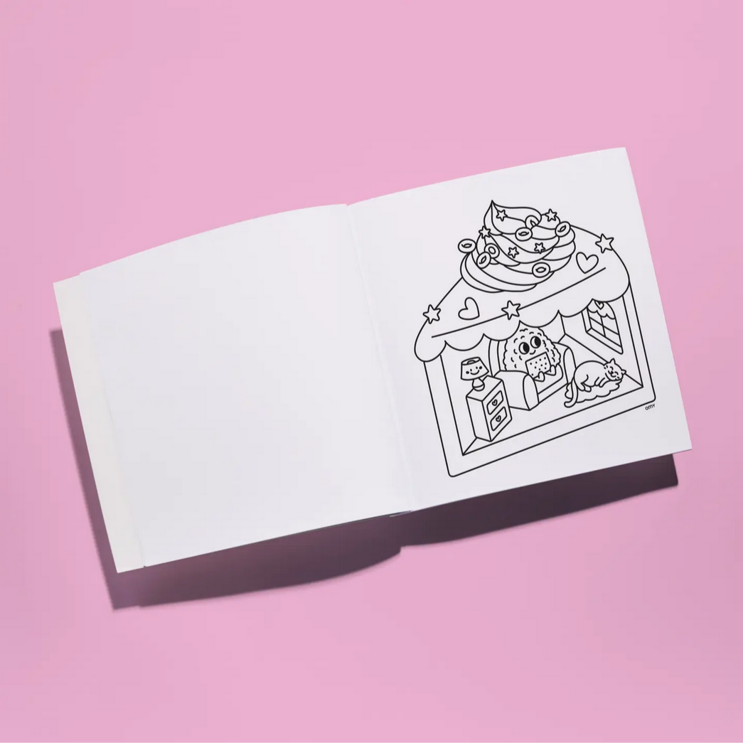Cozy Art Coloring Book Kawaii