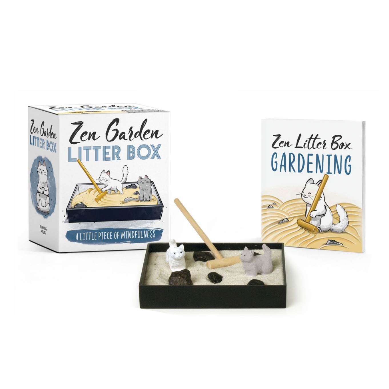 Zen Garden Litter Box with packaging 