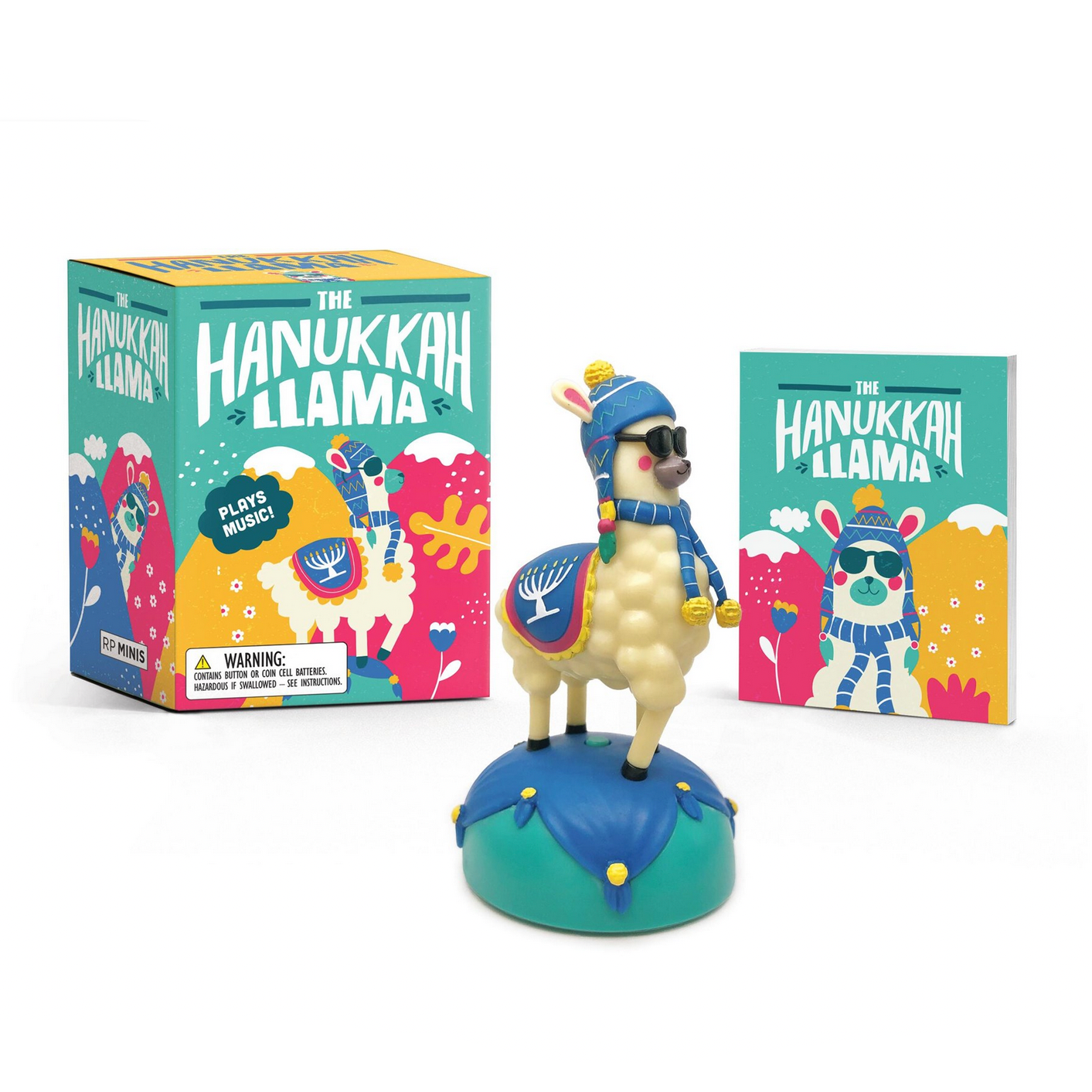 Hanukkah llama figurine with packaging 