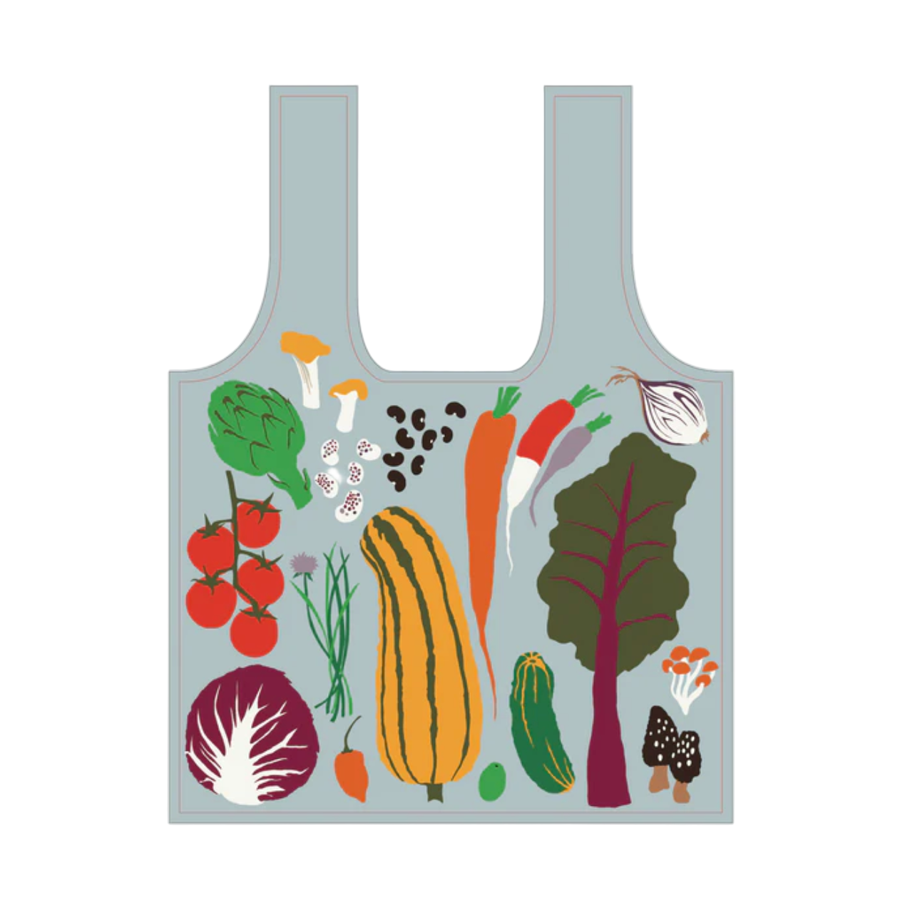 Vegetables art sack product page on a website with a shopping cart icon.