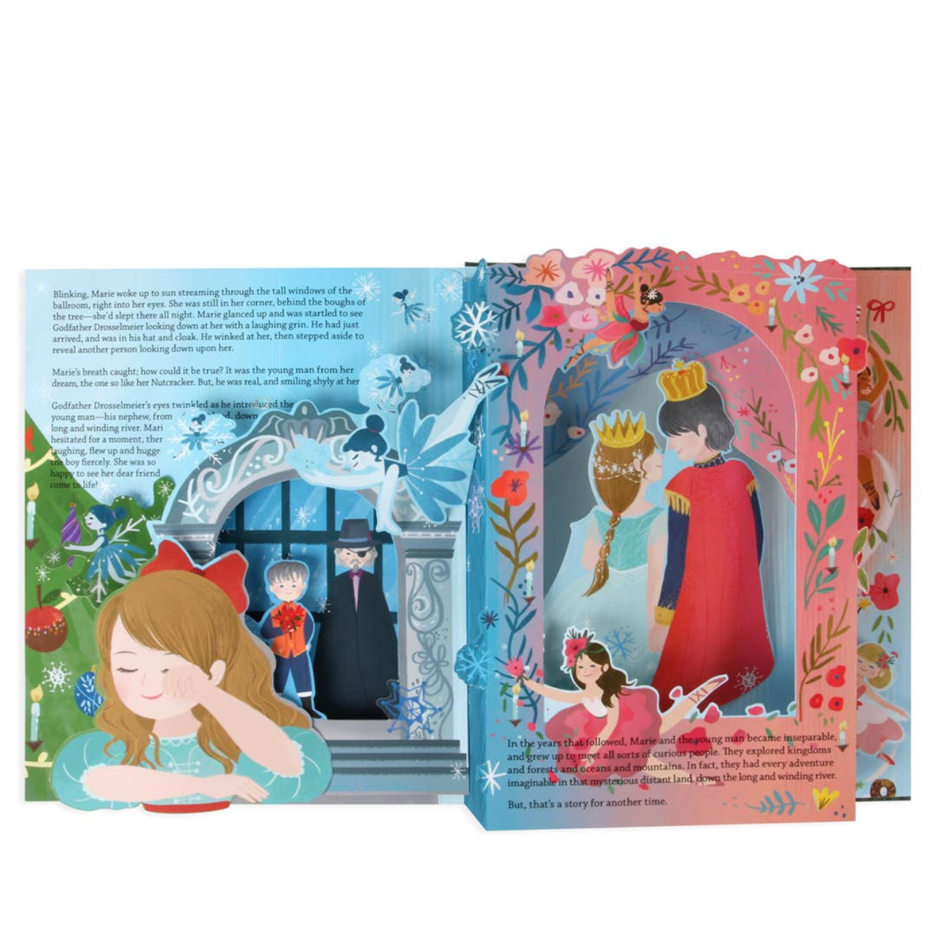 Illustrated book with colorful characters 