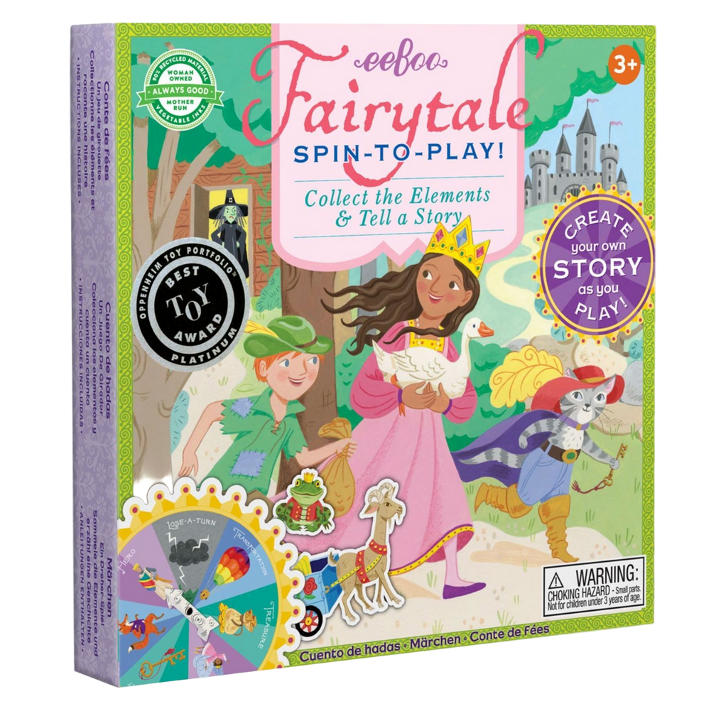 eeBoo Fairytales Spin-to-Play game