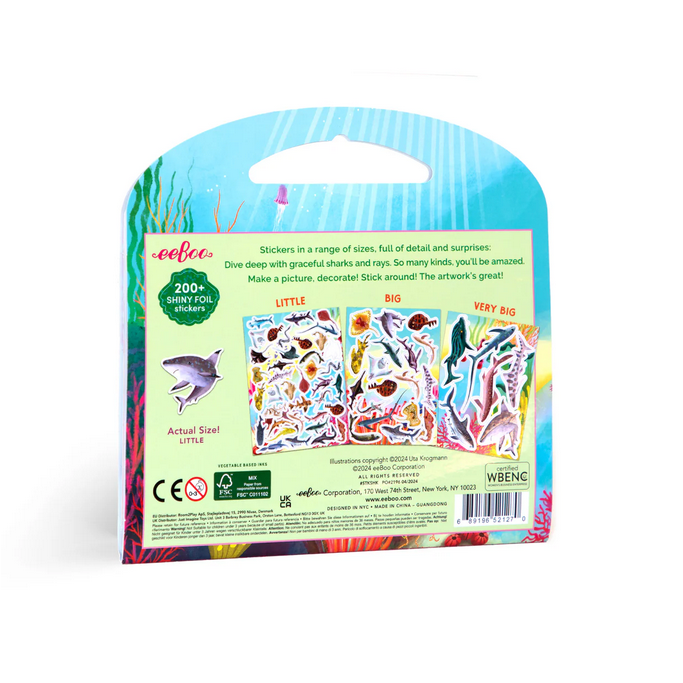 Packaged product with colorful design on a white background