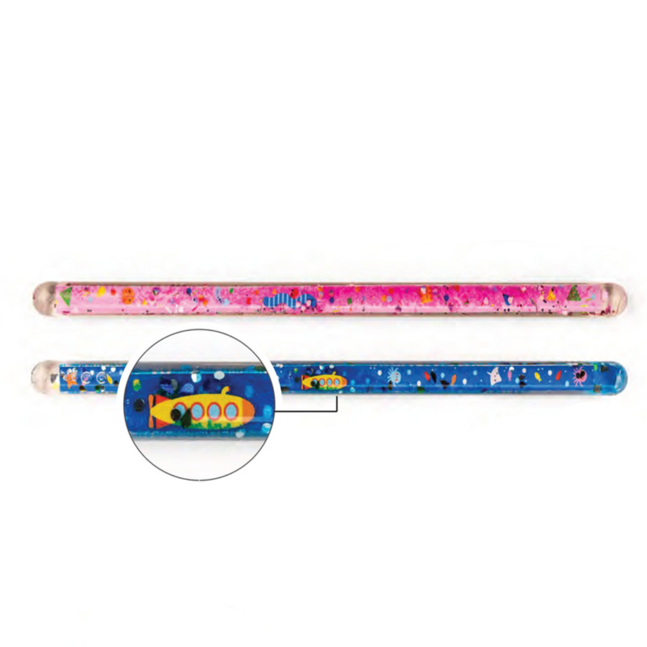 Glittery World Wands