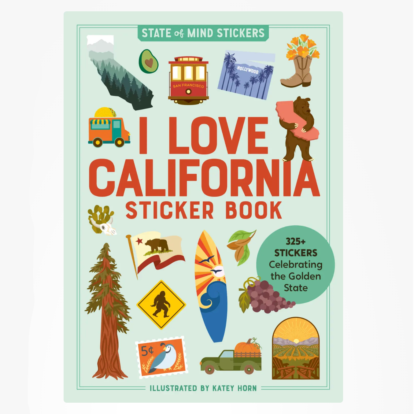 I Love California Sticker Book