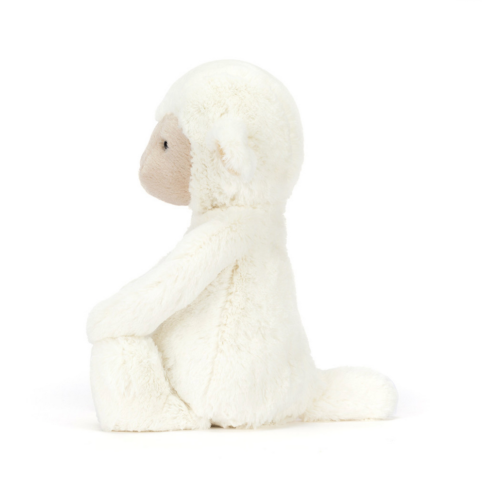 White plush toy on a white background