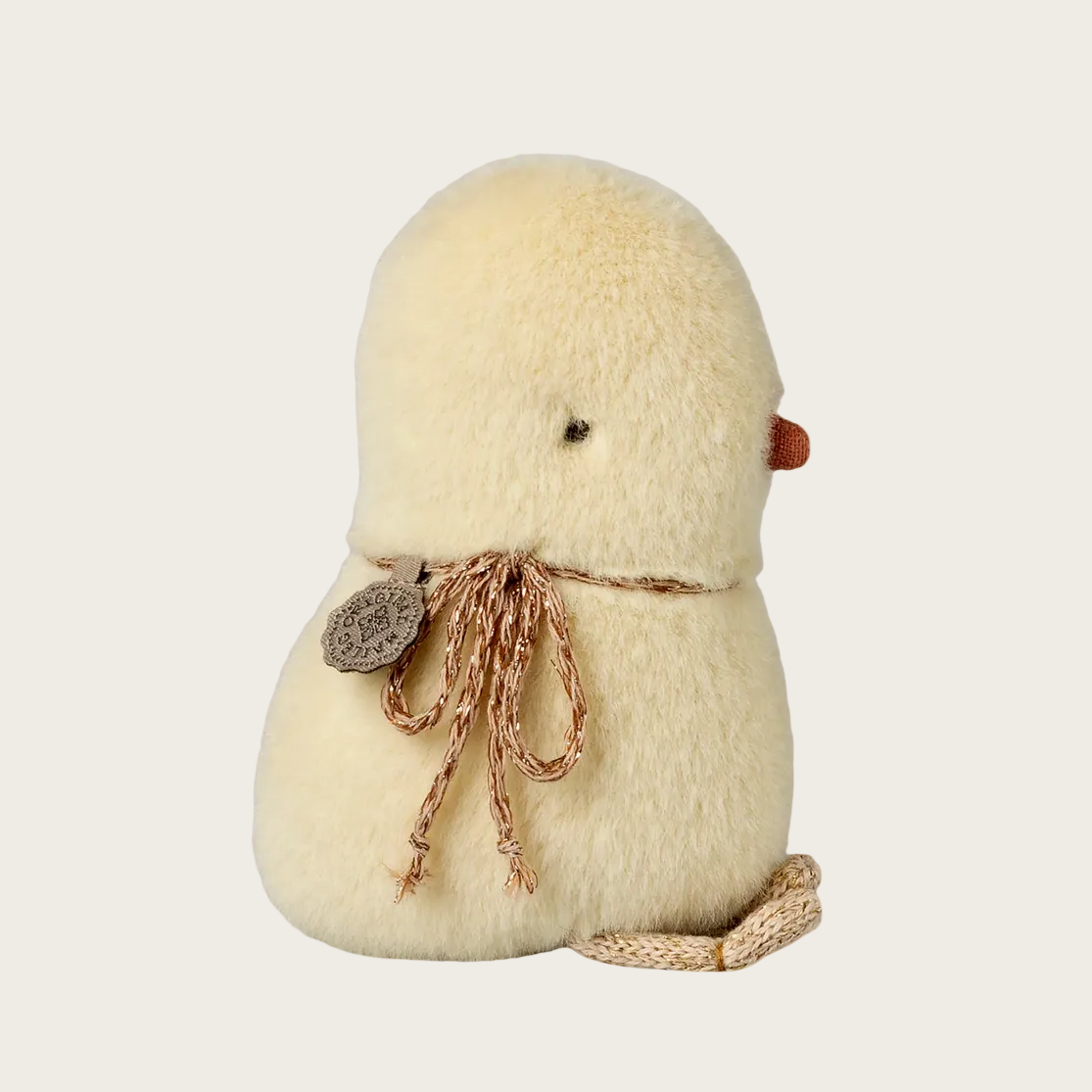 White plush chicken toy 