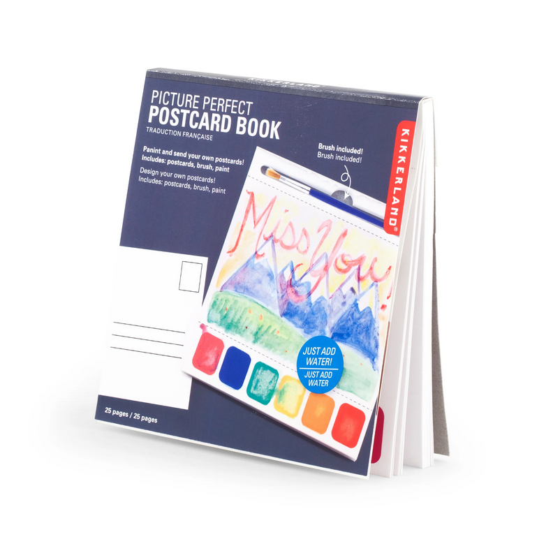 Postcard Paint Book
