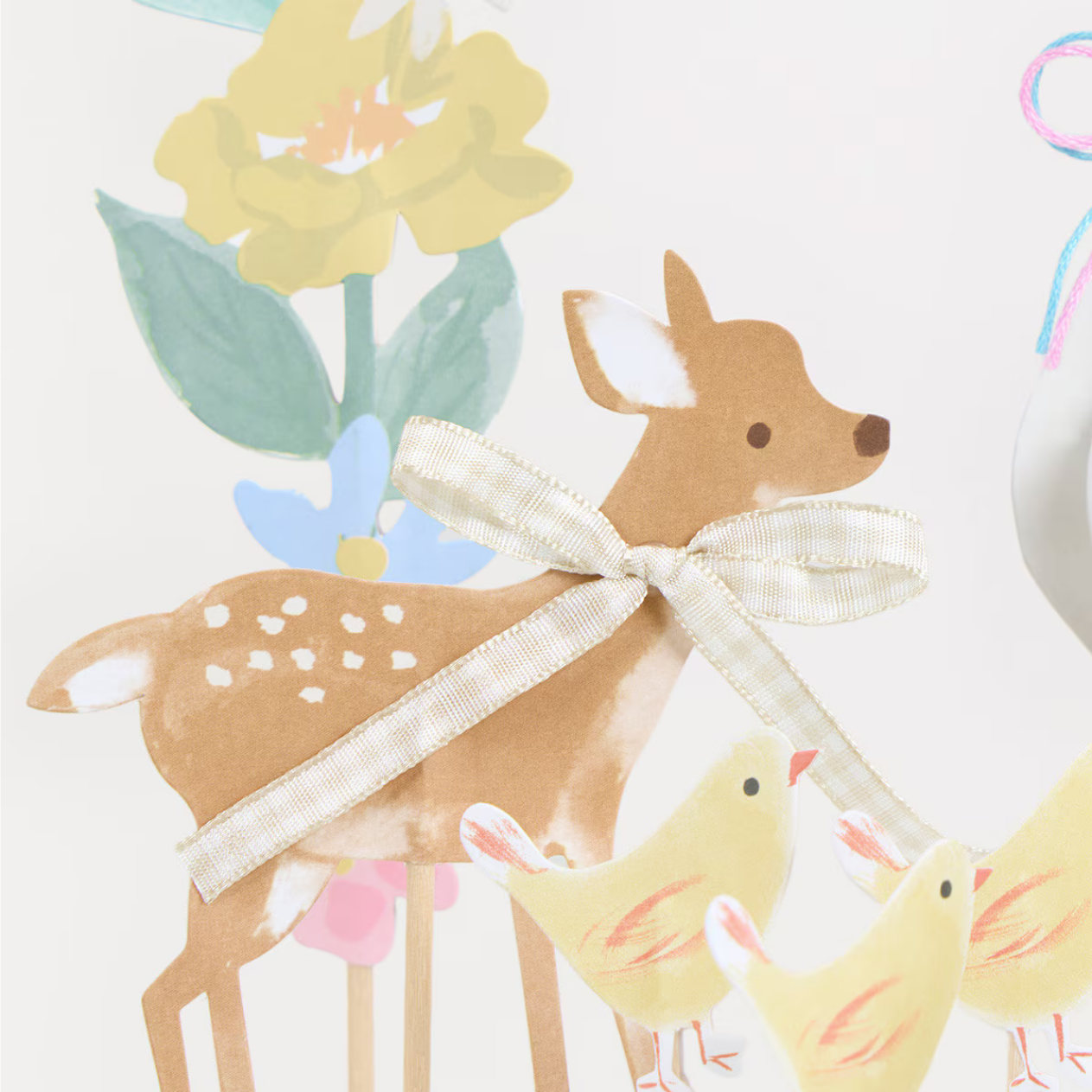 Little Animals Cake Toppers (x8)