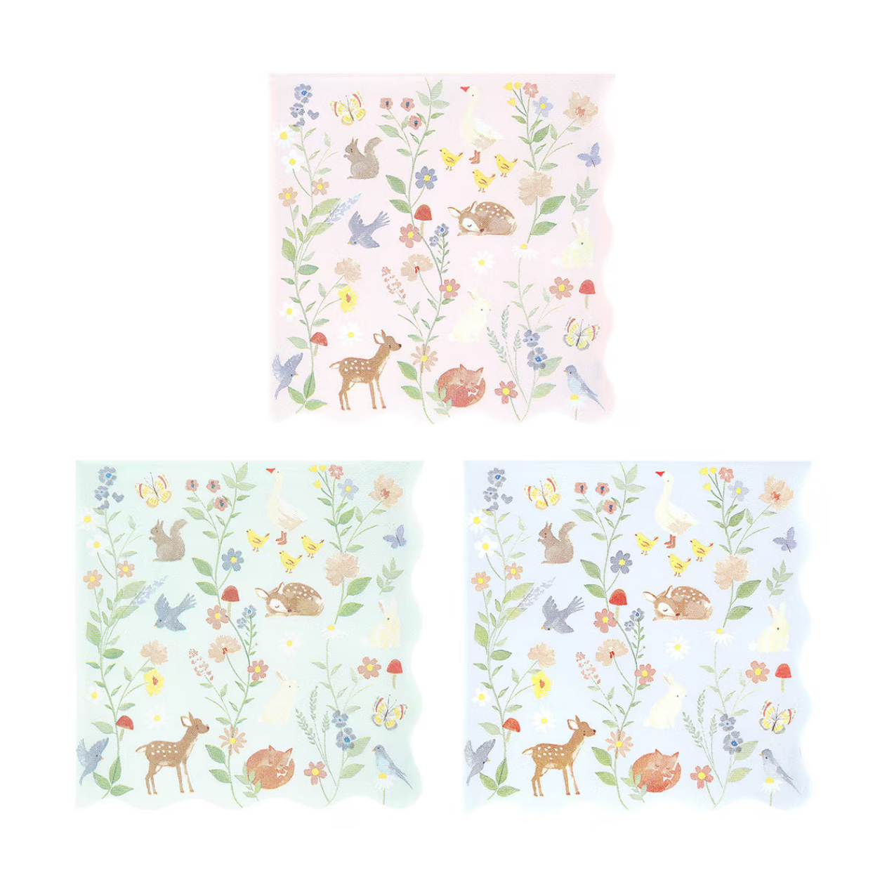 Little Animals Small Napkins (x16)