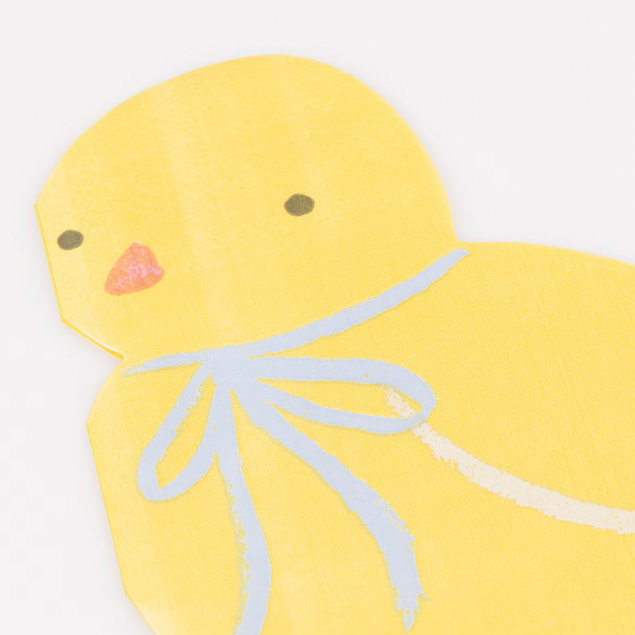 Yellow rubber duck with a pink beak on a white background