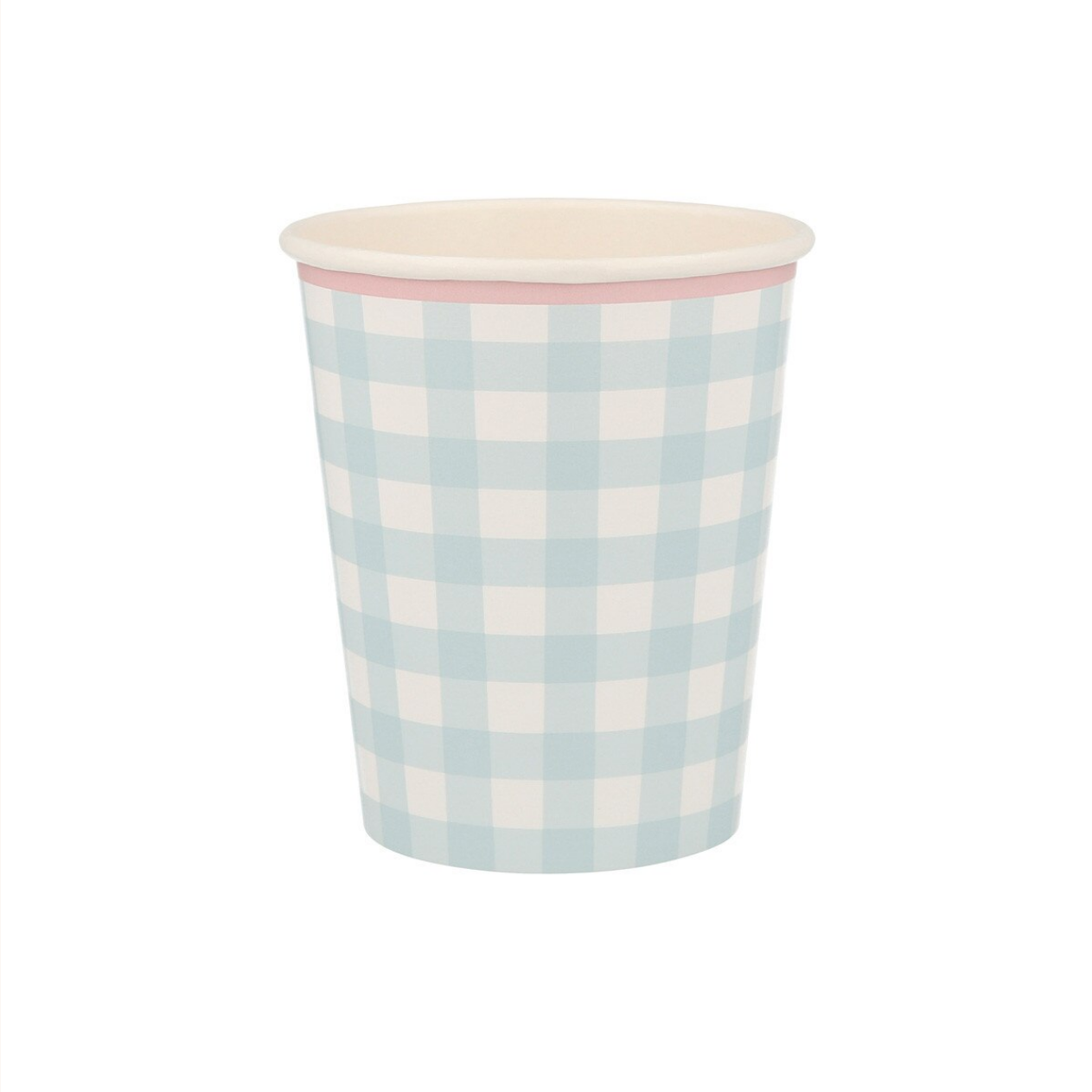Gingham Cups (x12)