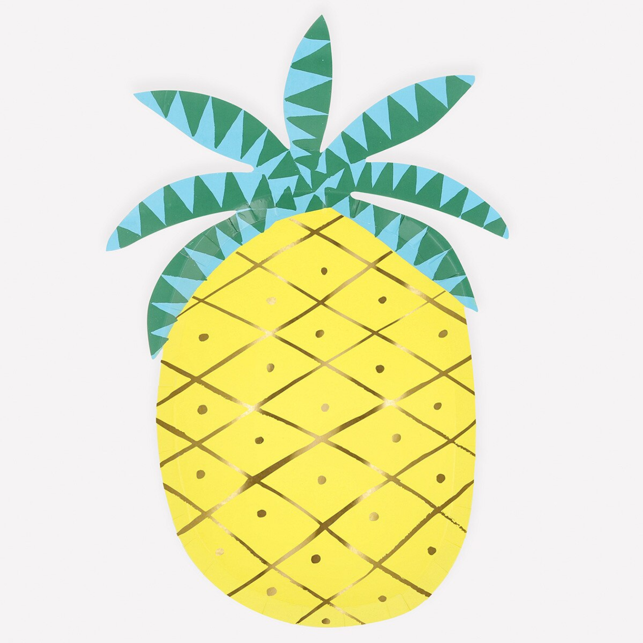 Pineapple Plates (x8)