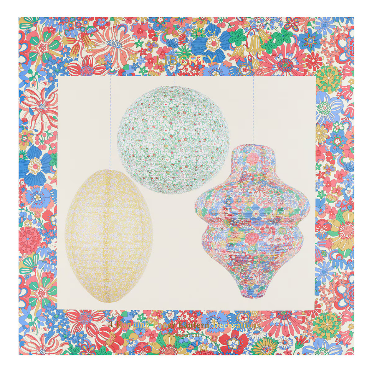 Meri Meri x Liberty Bright Lanterns (x3)