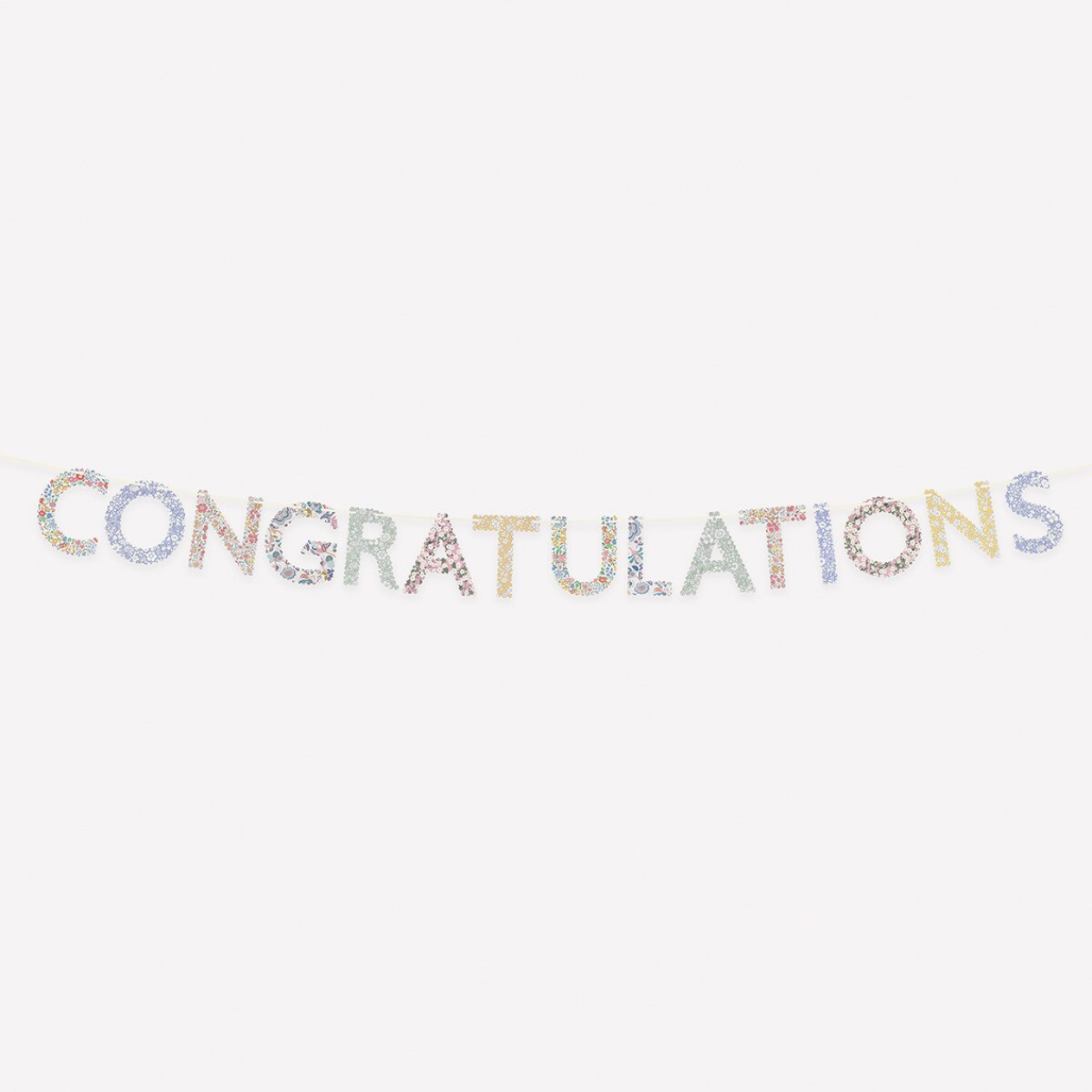 Meri Meri x Liberty Congratulations Garland