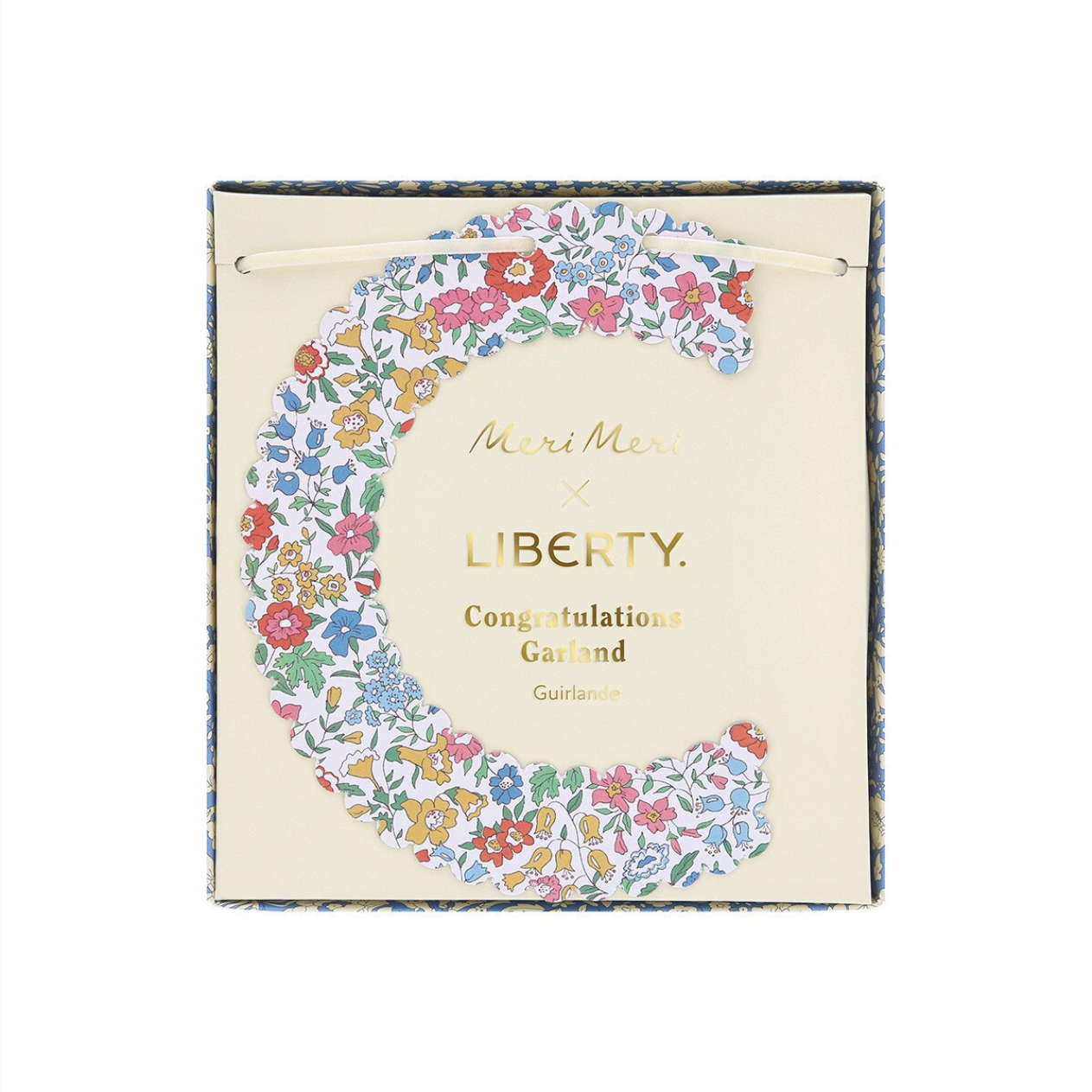 Meri Meri x Liberty Congratulations Garland