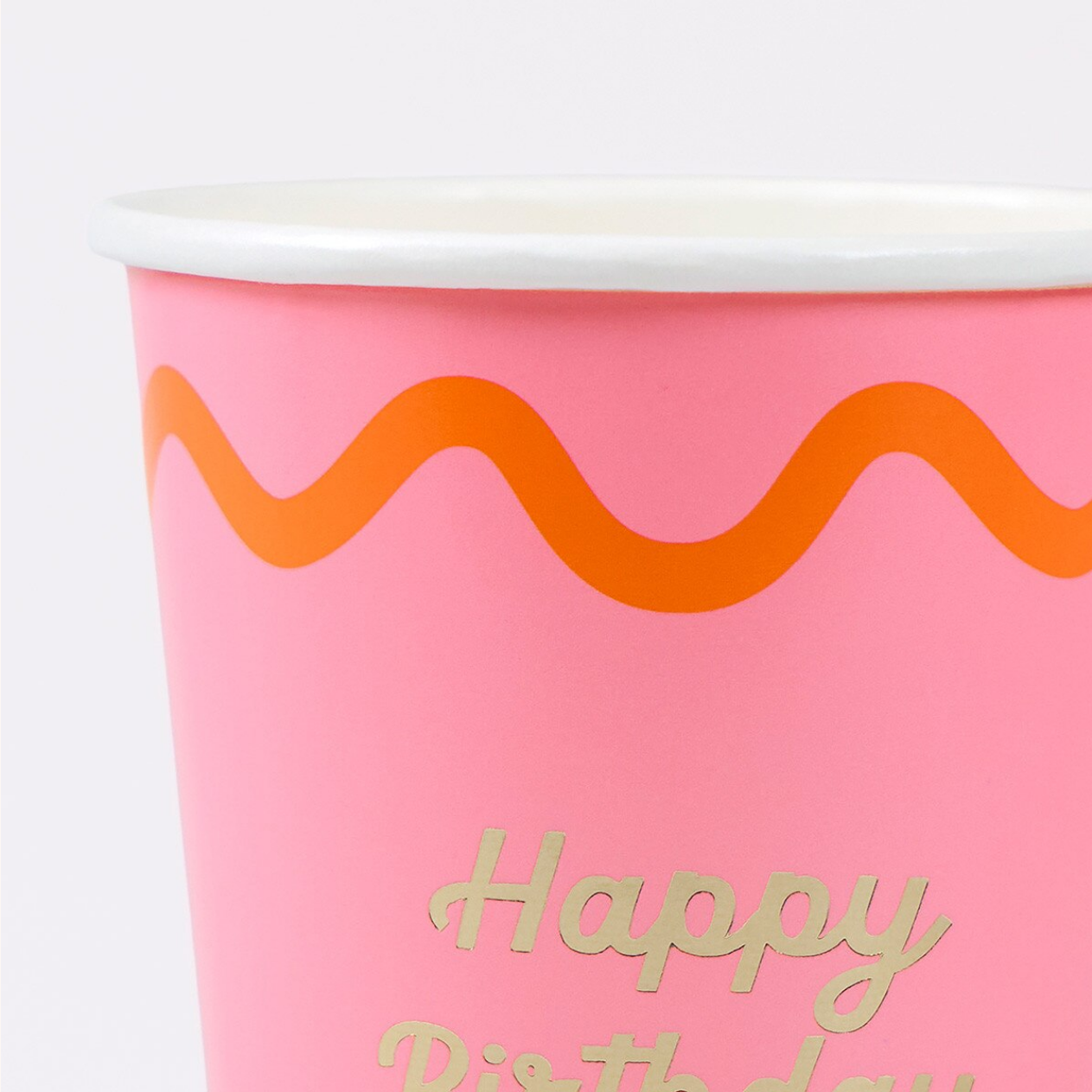 Wiggle Edge Cups (x8)