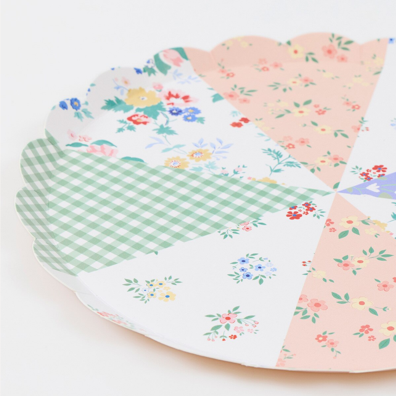 Patchwork Side Plates (x8)