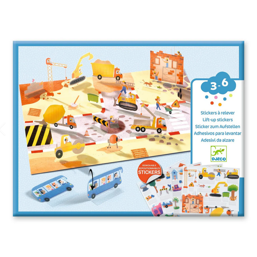 Vehicles Lift Up Stickers