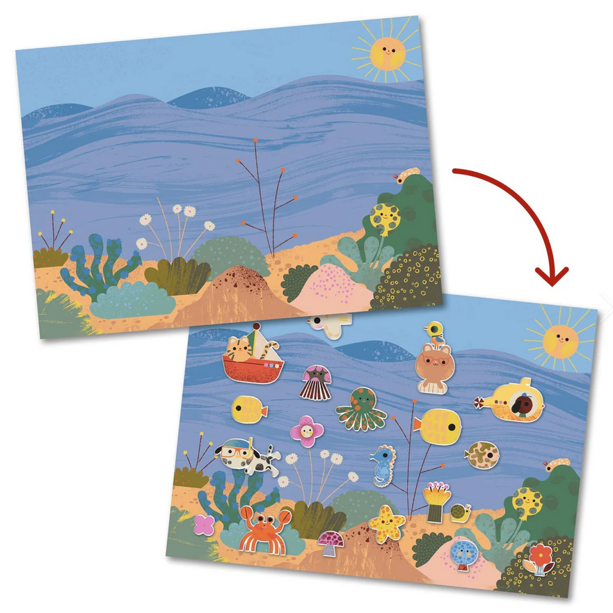 Summertime Repositionable Stickers