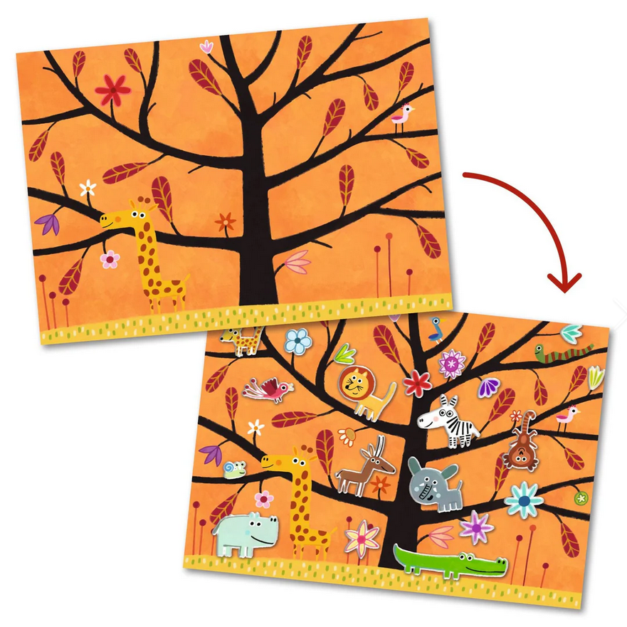 Off-Ground Tag Repositionable Stickers
