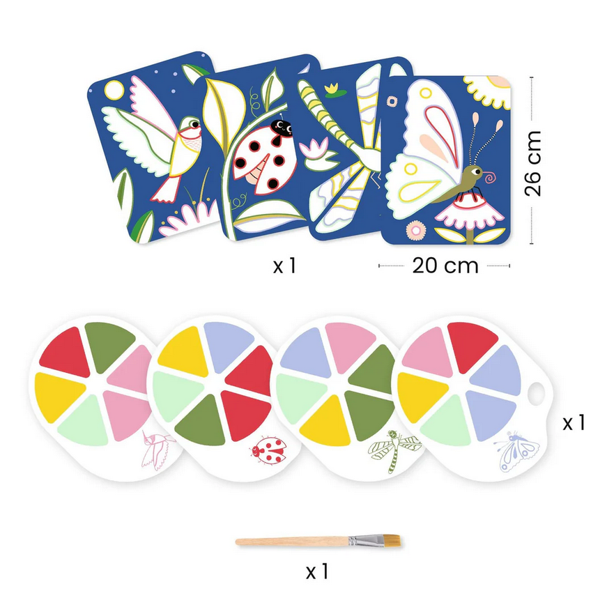 Ceeepy Crawlies Paint with Water Activity Set