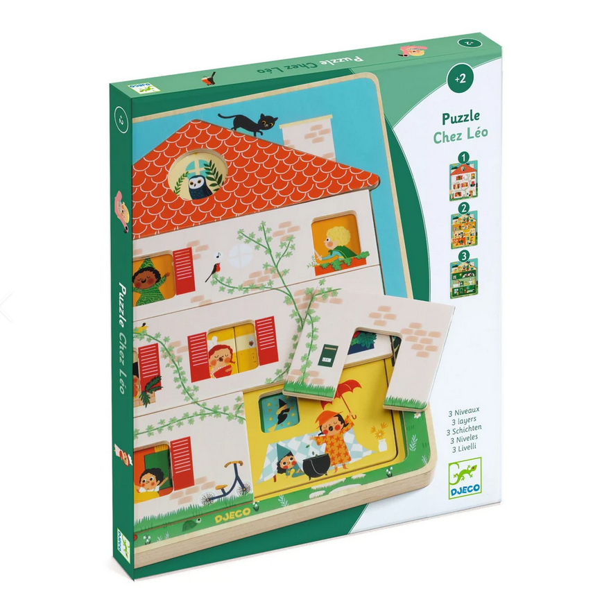 Chez Leo Wooden Puzzle