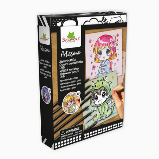 Artissimo -S Manga Workshop Watercolor Pencils Chibi