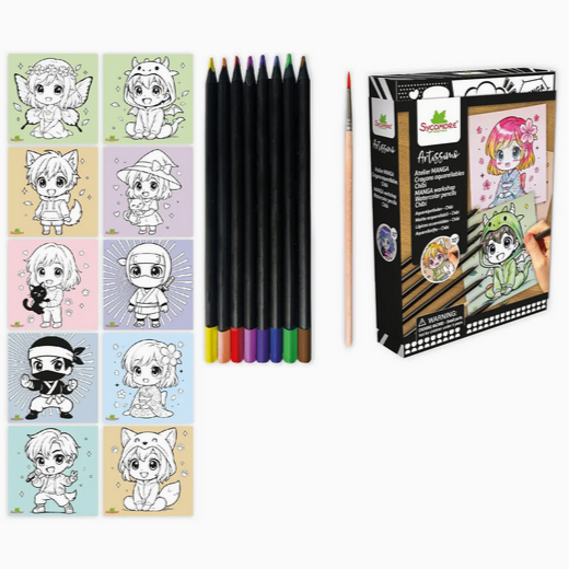 Artissimo -S Manga Workshop Watercolor Pencils Chibi