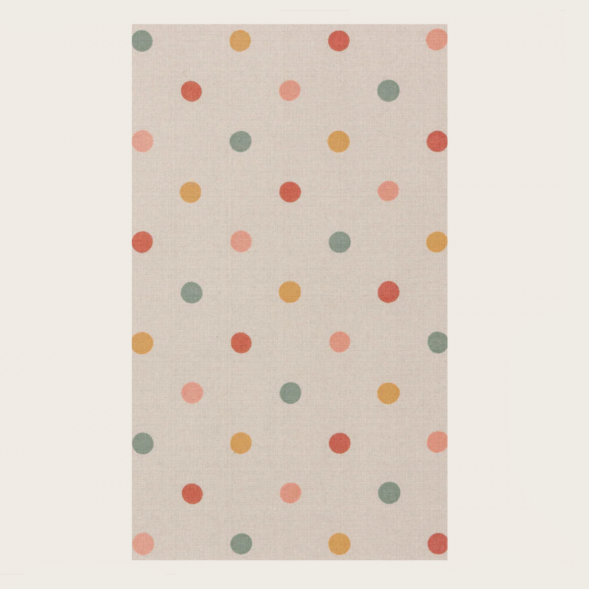 Computer screen displaying a product page with a polka dot gift wrap design.