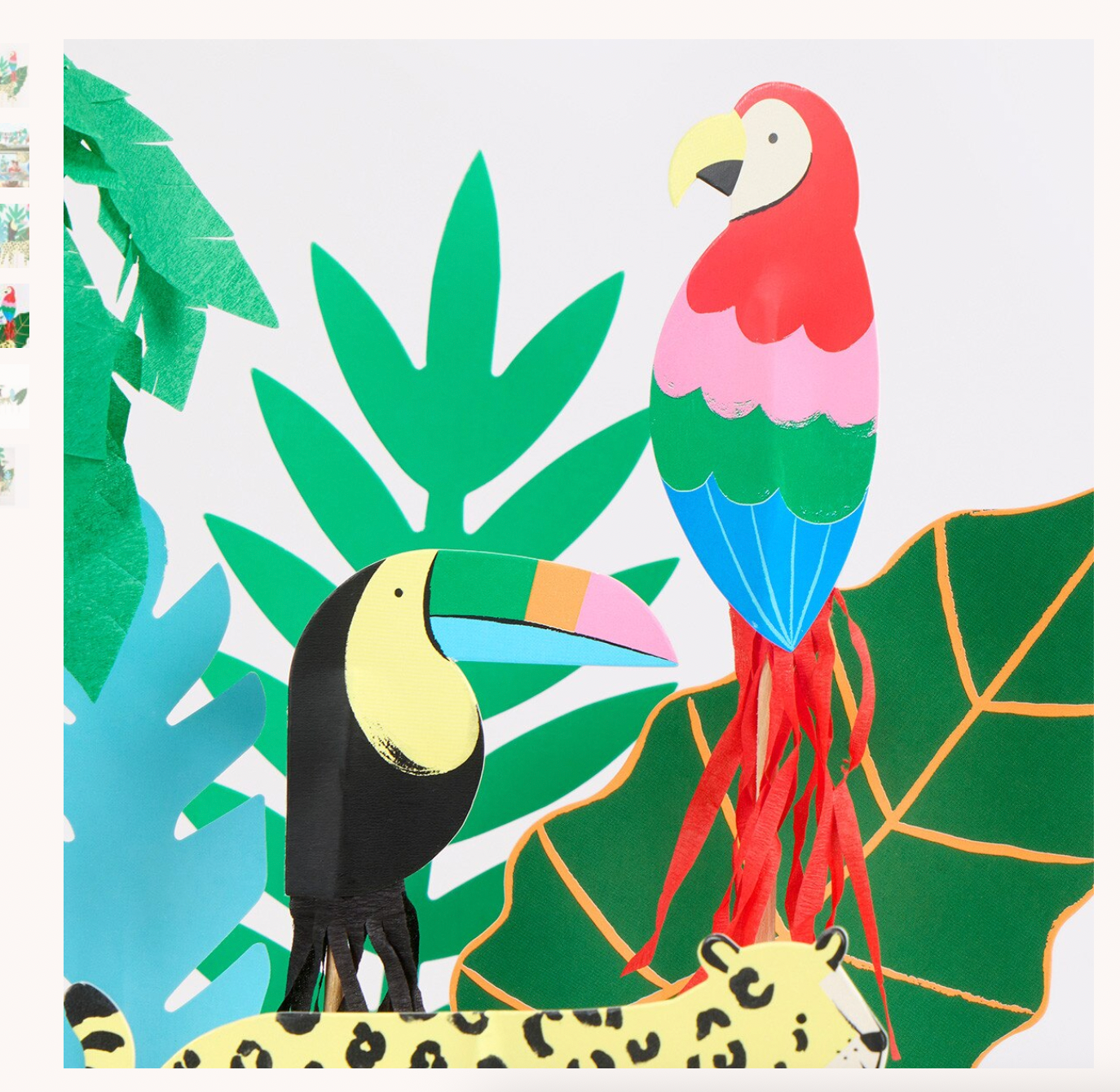 Jungle Jamboree Cake Toppers (x8)