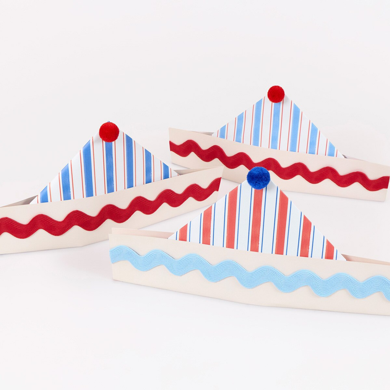 Sailor Party Hats (x8)