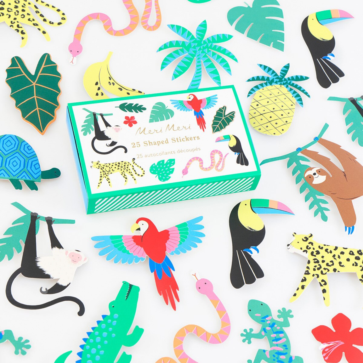 Jungle Jamboree Shaped Stickers (x25 stickers)