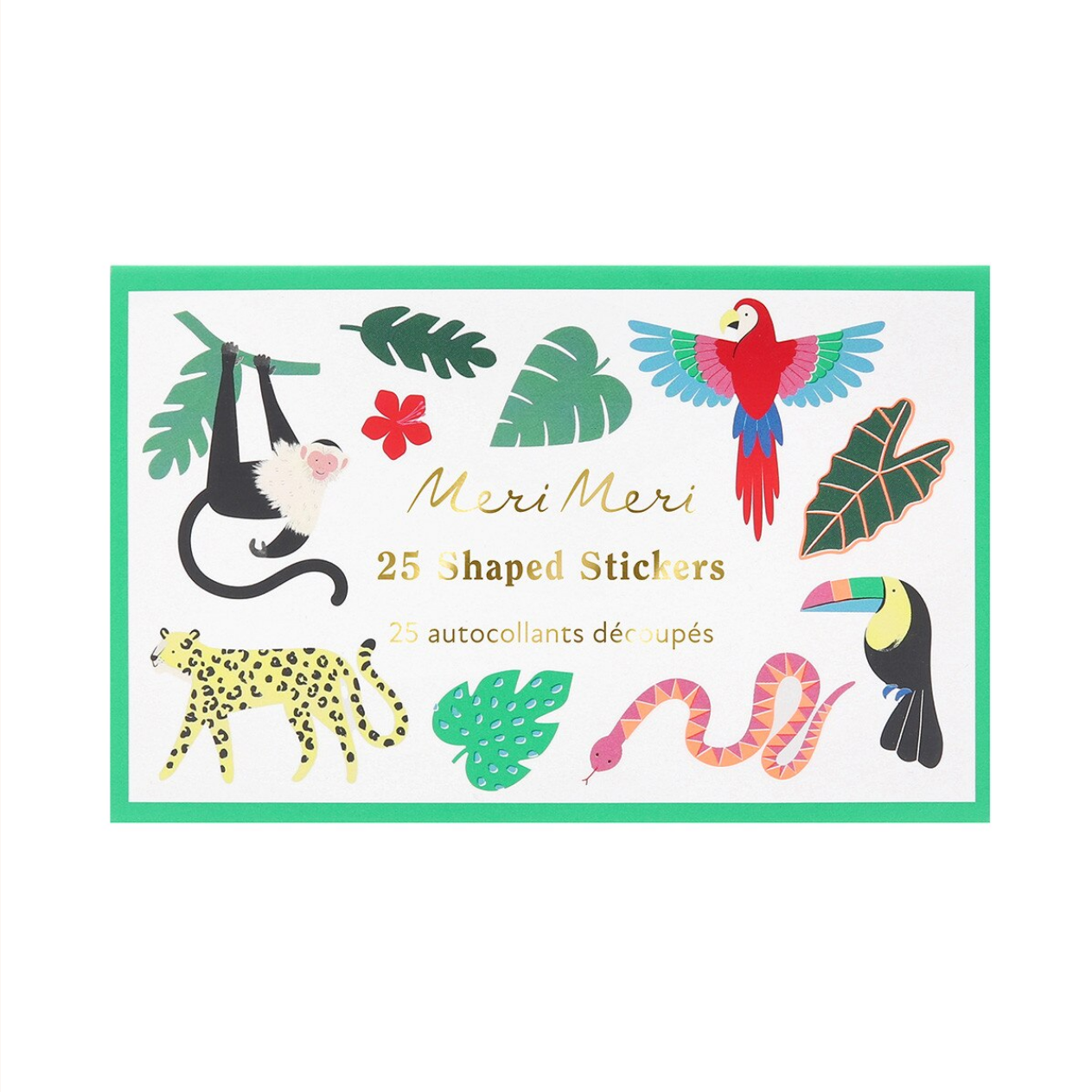 Jungle Jamboree Shaped Stickers (x25 stickers)