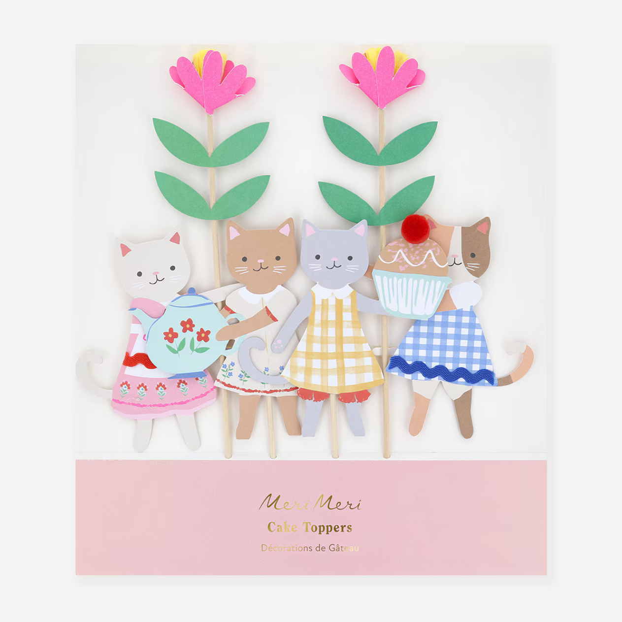 Kitten Club Cake Toppers (x4)
