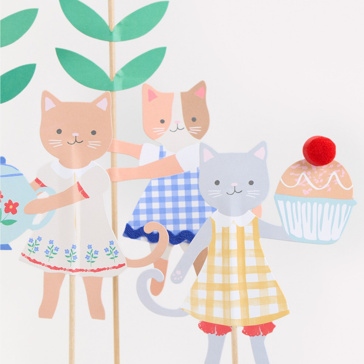 Kitten Club Cake Toppers (x4)