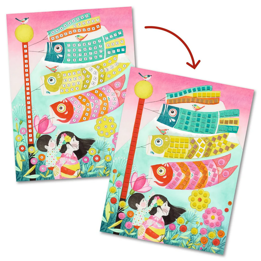 Kyoto Sticker Mosaic Craft Kit