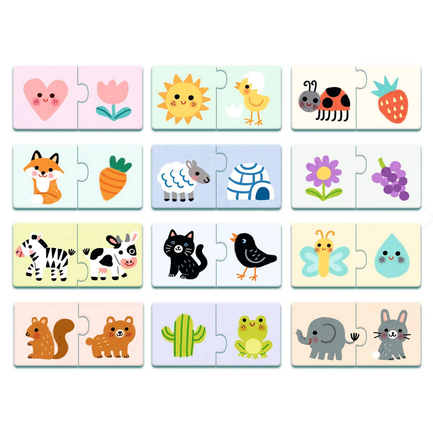 Colors Puzzle Duo Matching Activity