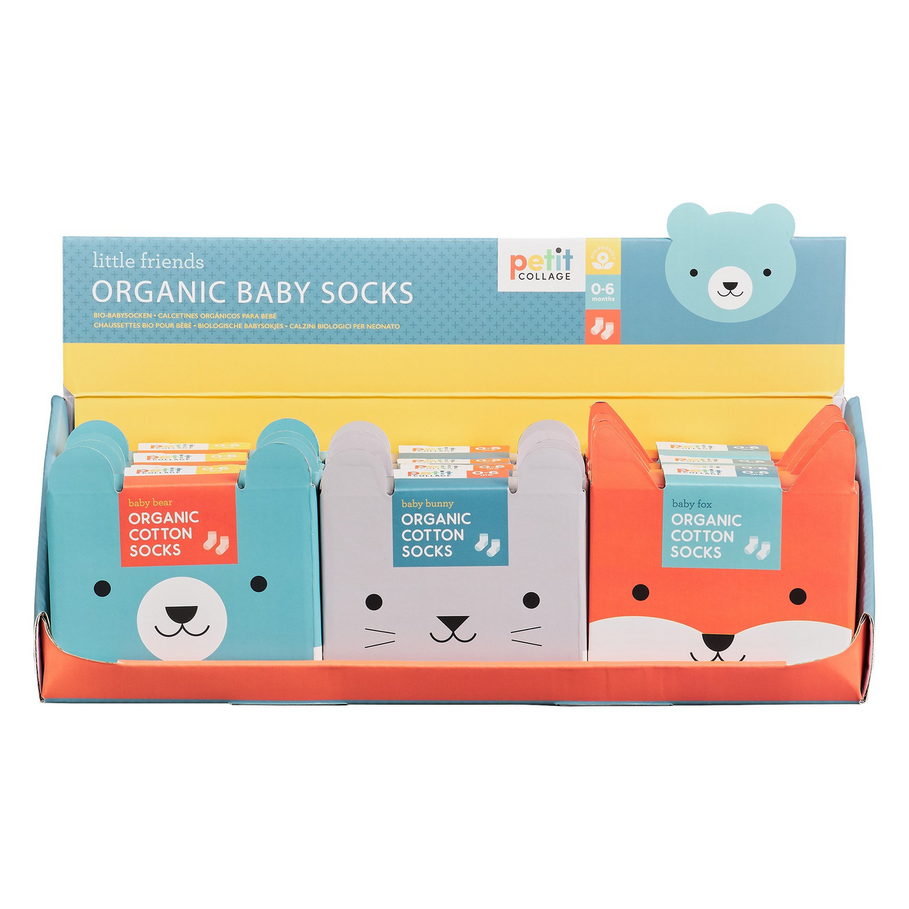 Organic Little Friends Cotton Socks